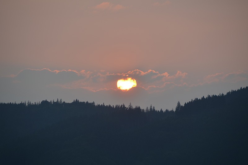 sonnenuntergang traunkirchen